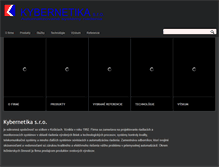Tablet Screenshot of kybernetika.sk
